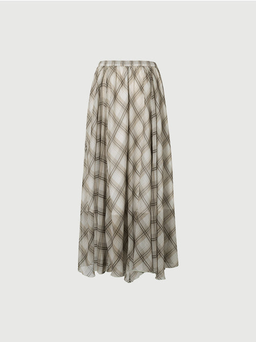 Load image 1 in gallery view. Plaid Skirt