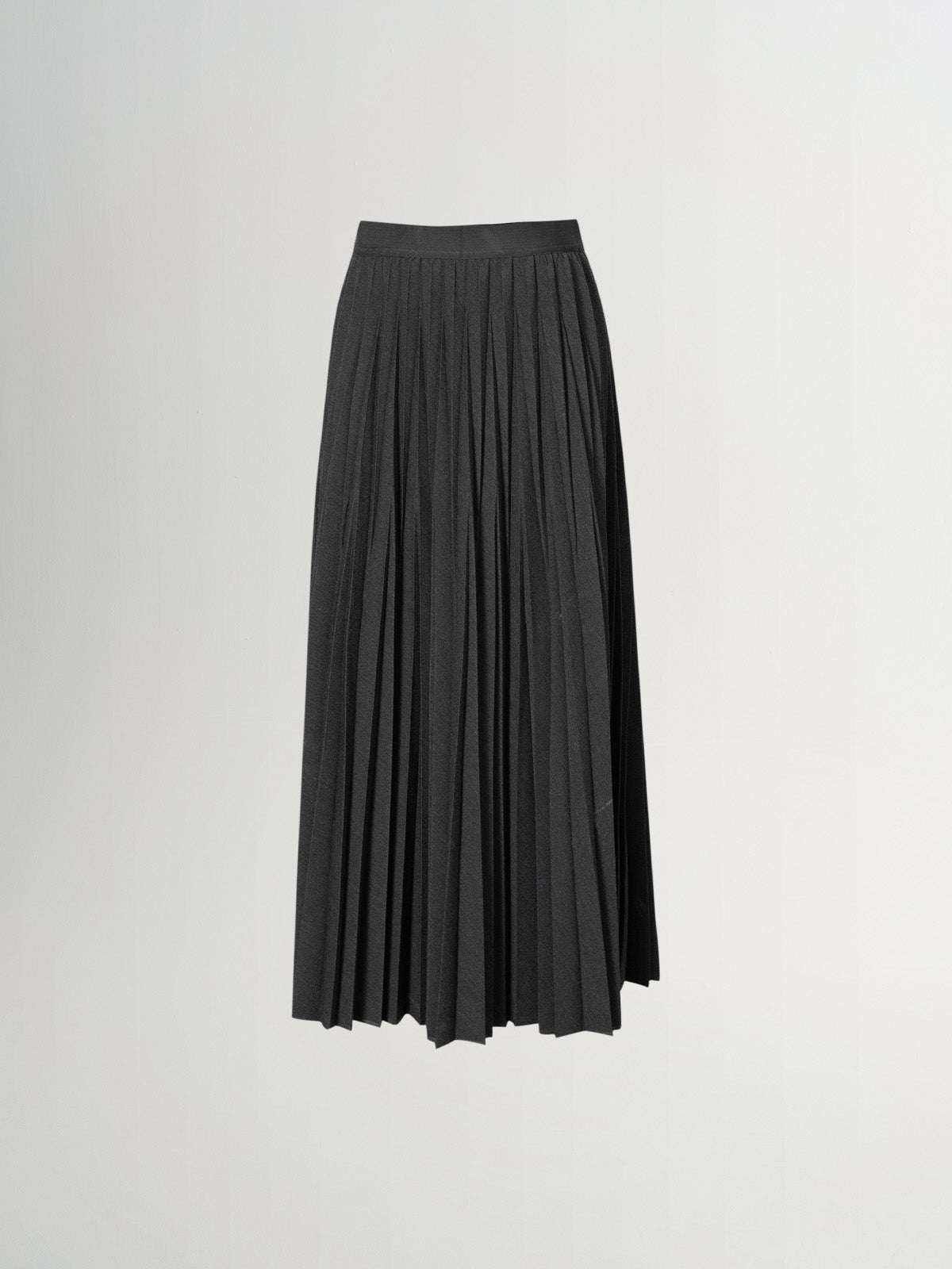 Viscose Flounce Midi Skirt