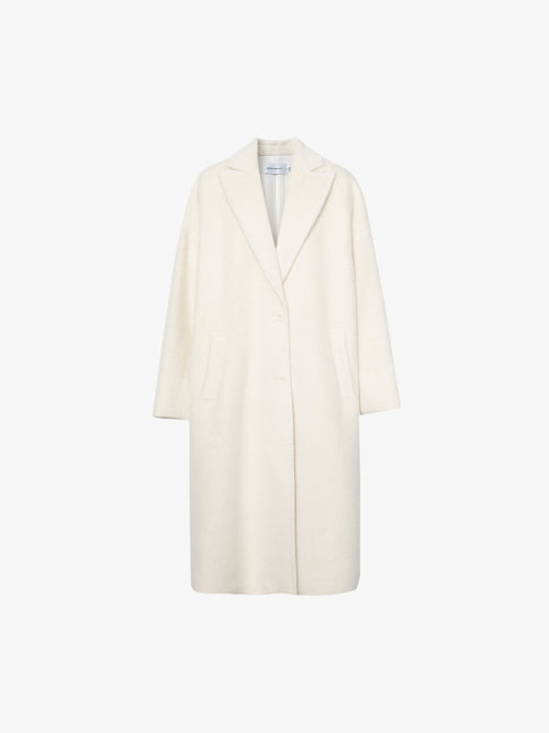 Load image 1 in gallery view. Alpaca Wool Coat