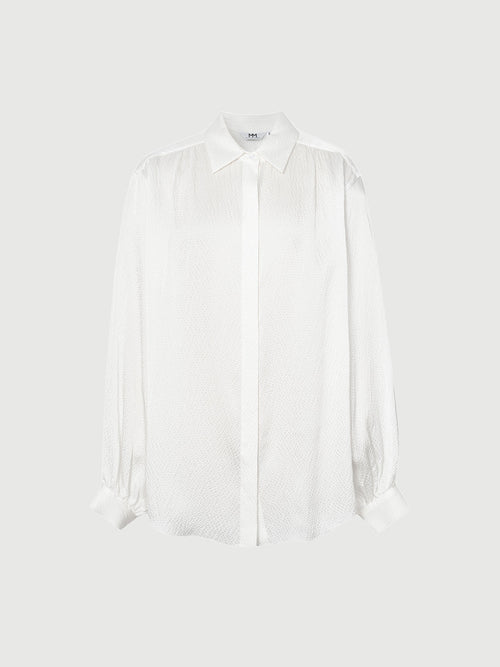 Load image 1 in gallery view. Concealed Placket Pure Silk Shirt