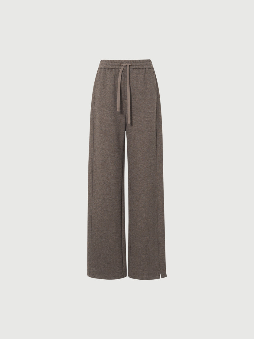 Brown Drawstring Pants