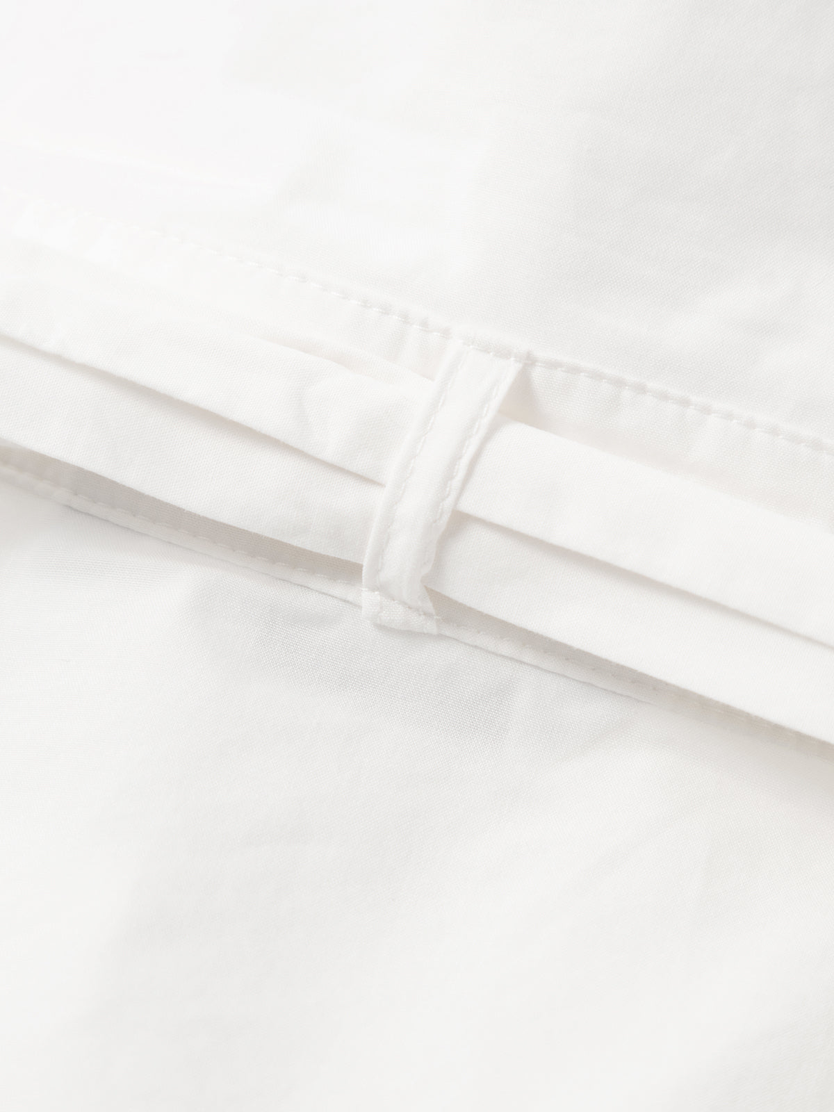 Pure Cotton Tie-Neck Poplin Shirt