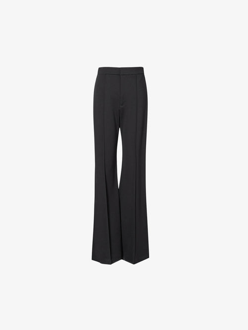 Load image 1 in gallery view. Stretch Flared Trousers