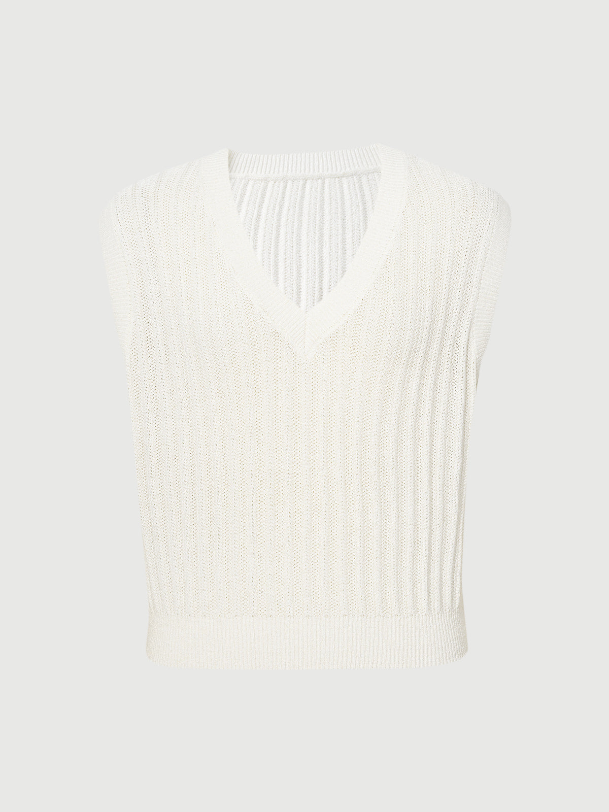 V-Neck Sleeveless Jumper
