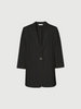 One Button 92% Silk Blazer
