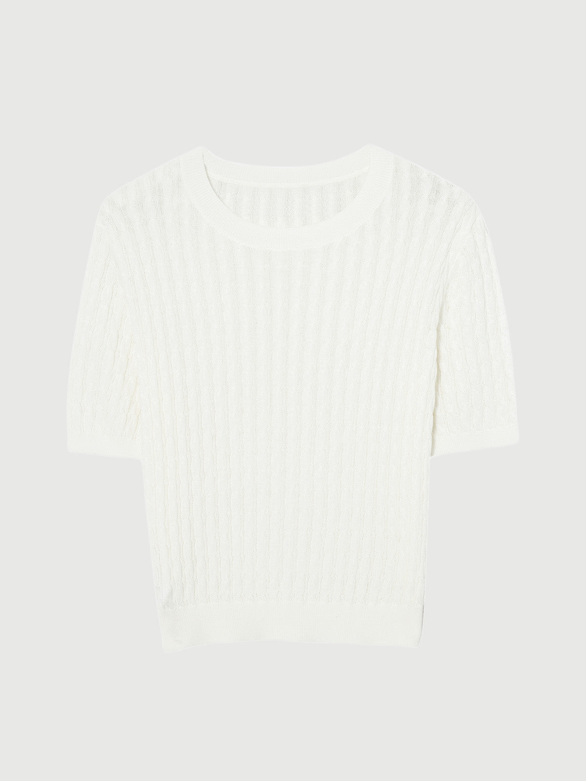 Cable Knit Top