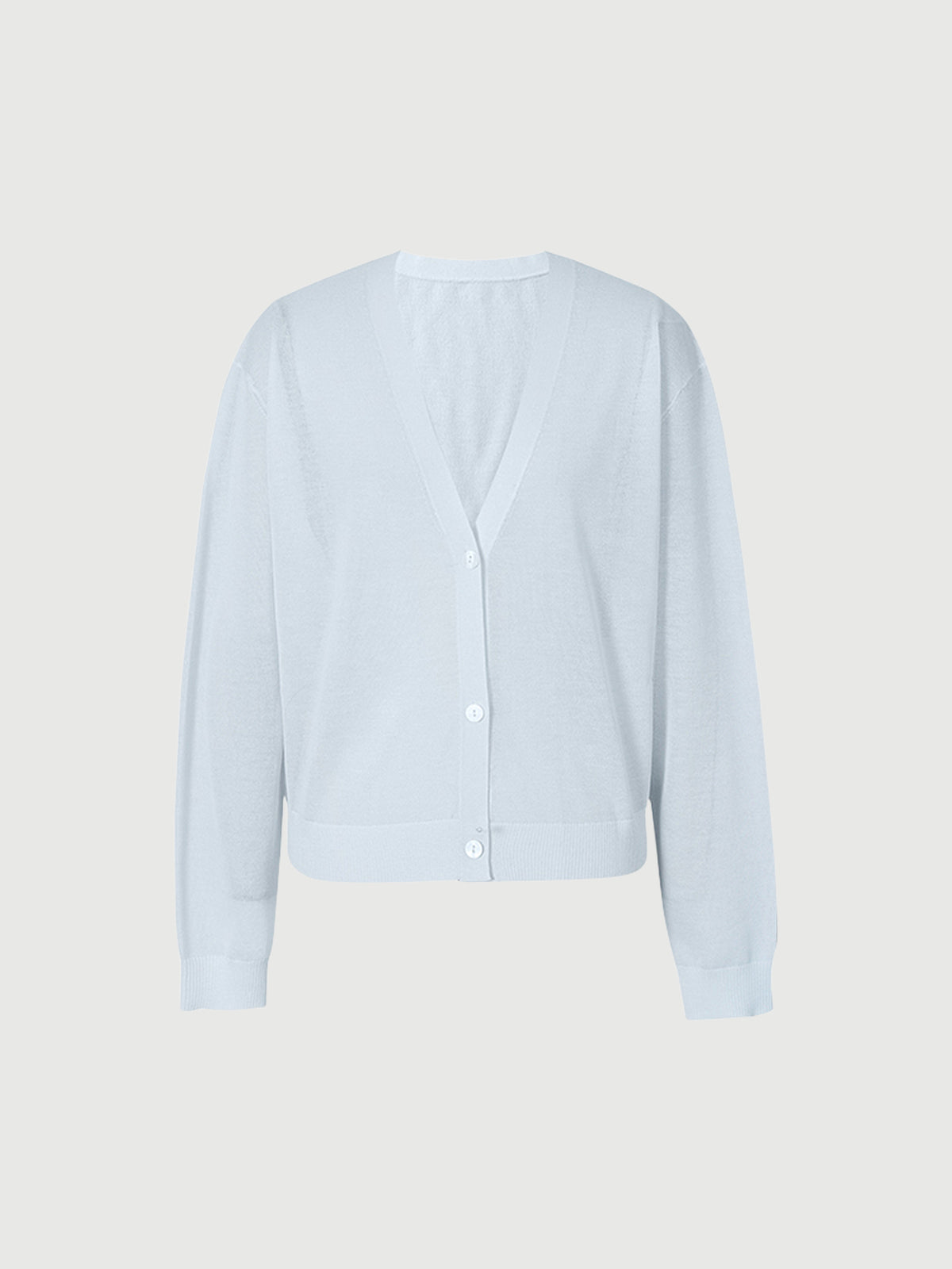 V Neck Knit Cardigan