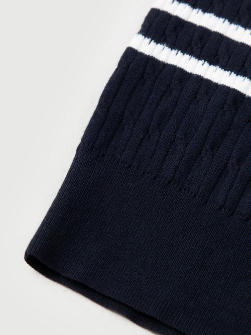 Load image 1 in gallery view. Polo Sleeveless Cotton Knit Top