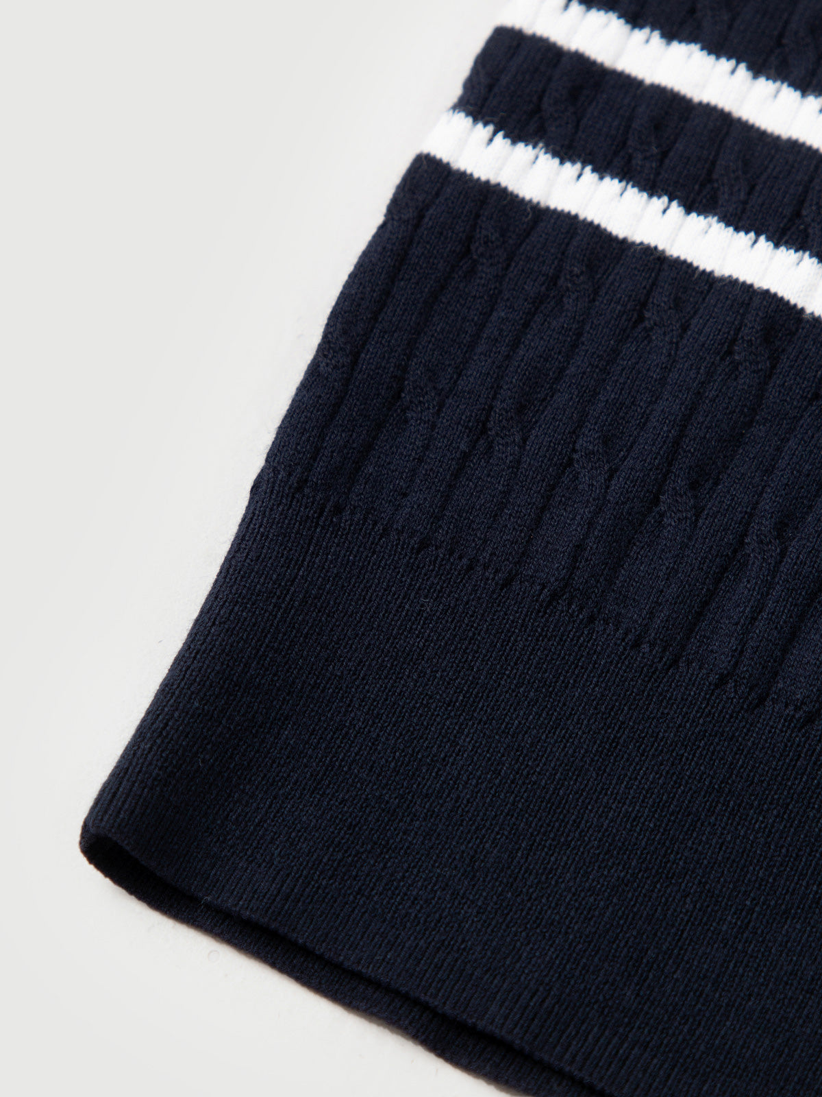 Polo Sleeveless Cotton Knit Top