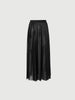 Pleated Maxi Skirt