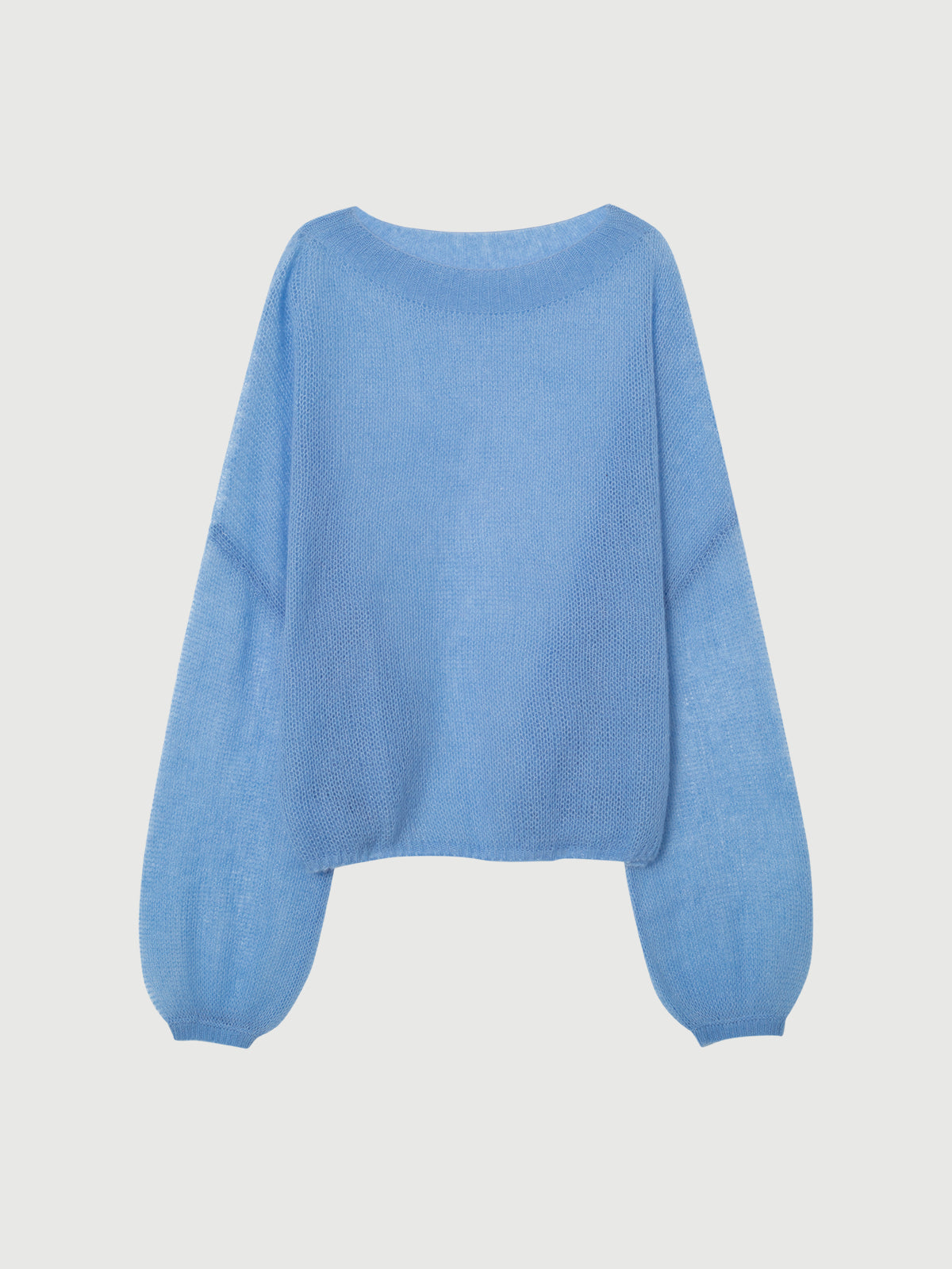 Cashmere-Silk Relaxed Pullover Sweater