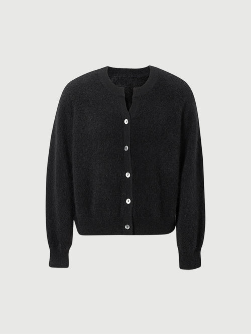 Load image 1 in gallery view. V Neck Pure Cashmere Cardigan