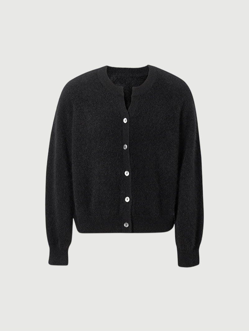 V Neck Pure Cashmere Cardigan