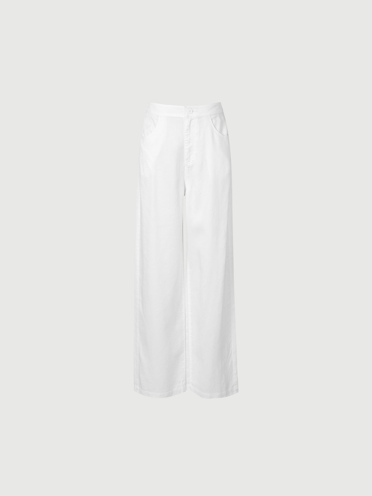 Straight Fit 100% Lyocell Trousers