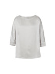 Mid Sleeve 100% Silk Blouse