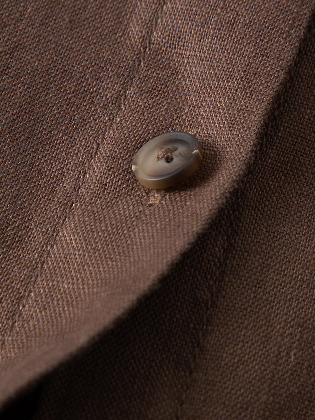 Belted Pure Linen Safari Top