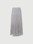 MEILLEUR MOMENT Pleated Maxi Skirt- Front View