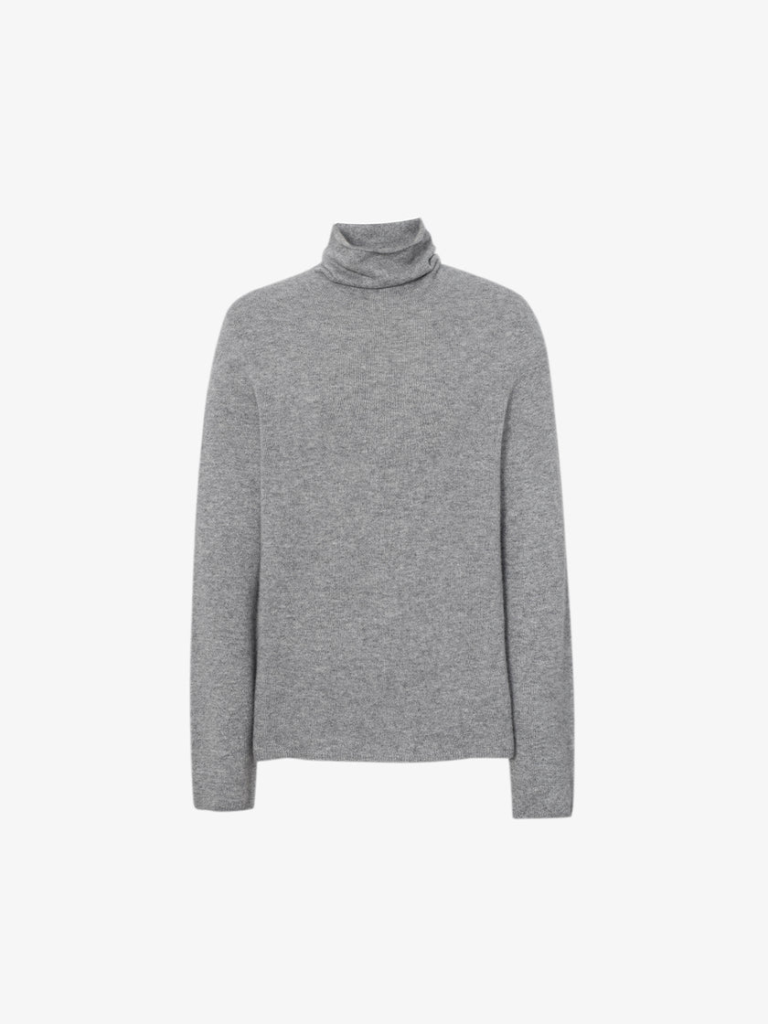 Gray Slim Fit Pure Cashmere Sweater 599A333004Q