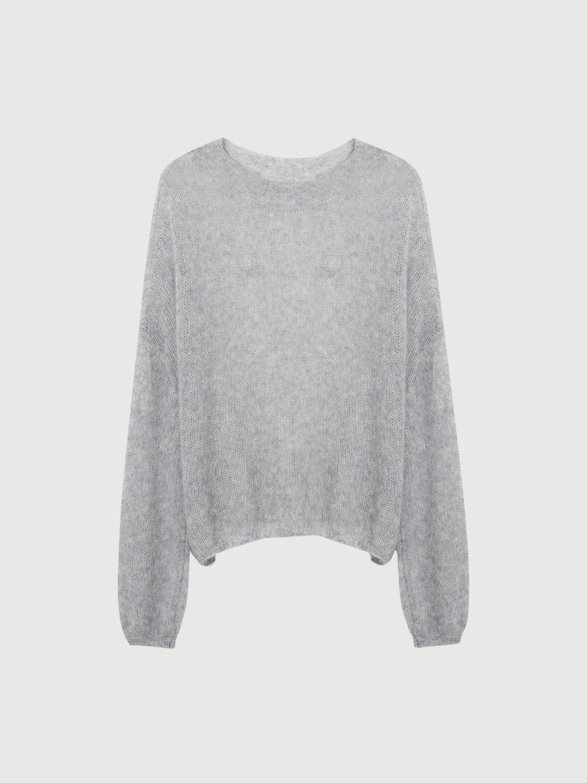 Cashmere-Silk Relaxed Pullover Sweater