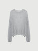 Cashmere-Silk Relaxed Pullover Sweater