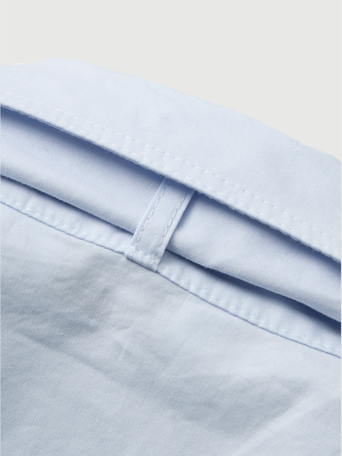 Cotton Point-Collar Necktie Shirt