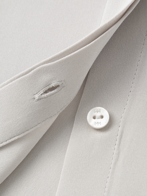 Load image 1 in gallery view. Mulberry Silk Lightweight Shirt with Three-Quarter Sleeves