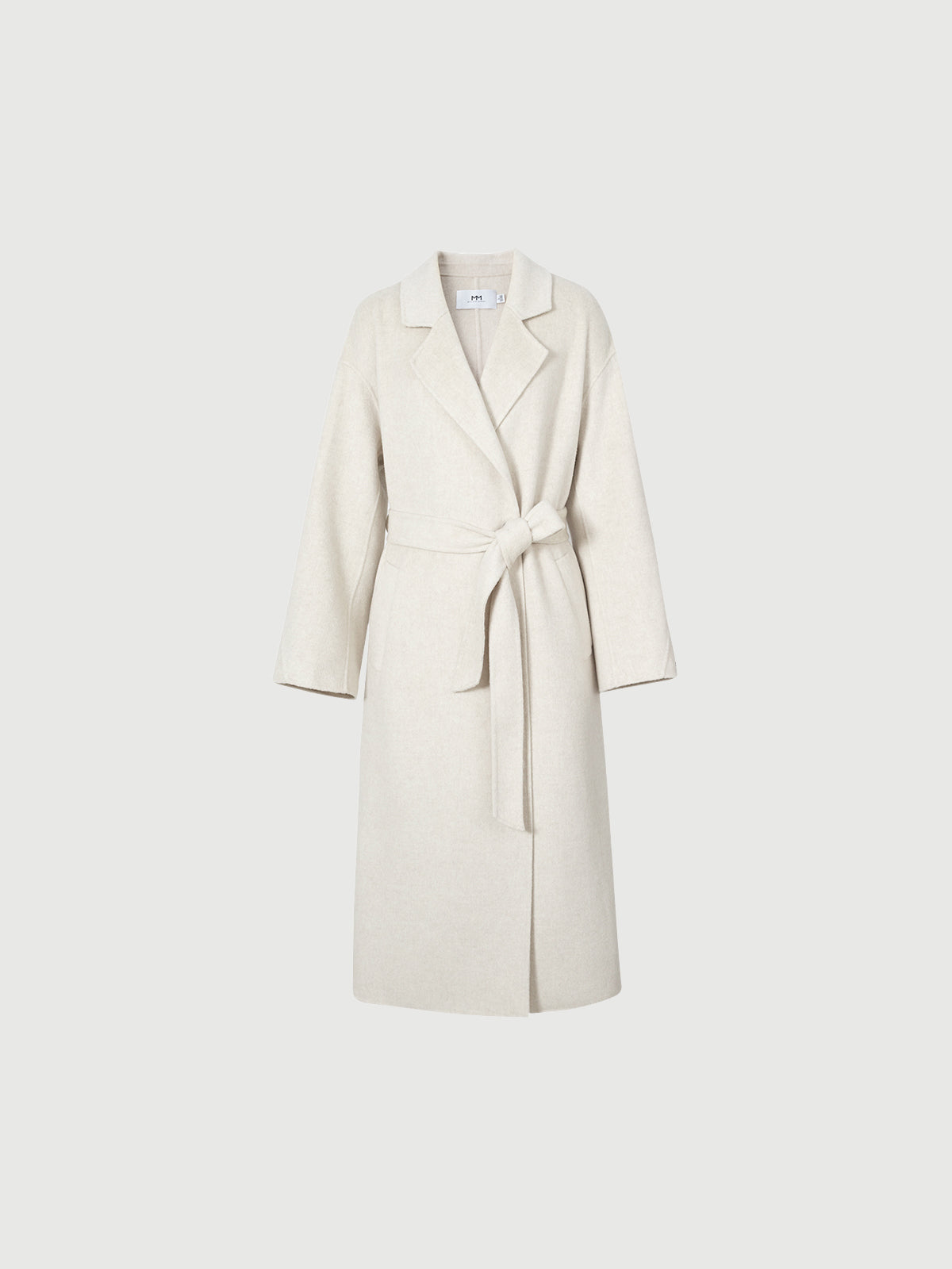 Lapel Collar Wool Blend Coat