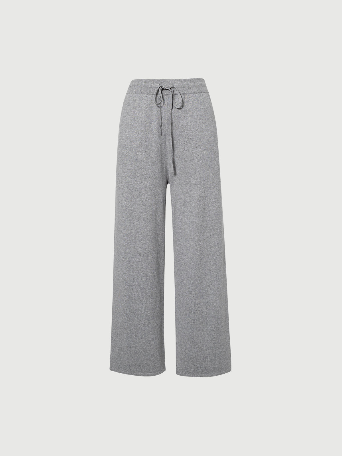 Gray Knit Trousers