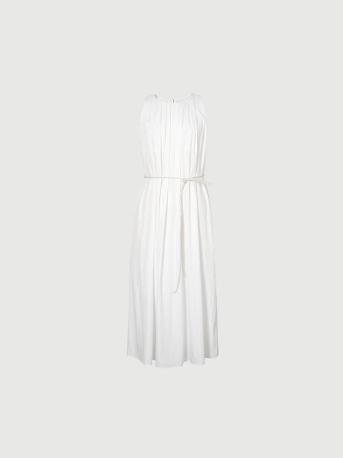 Load image 1 in gallery view. Stand Collar Sleeveless Dress