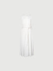 Stand Collar Sleeveless Dress