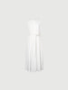 Stand Collar Sleeveless Dress