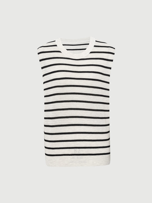 Load image 1 in gallery view. Striped Knit Tank