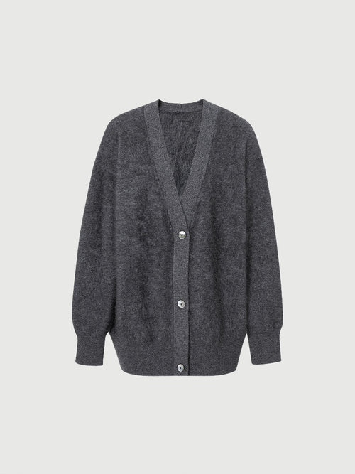 Load image 1 in gallery view. Lofty Pure Cashmere Cardigan