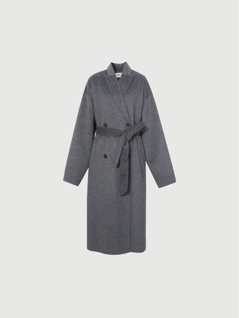 Peak Lapel Wool Alpaca Coat - MEILLEUR MOMENT OFFICIAL STORE NEW YORK 