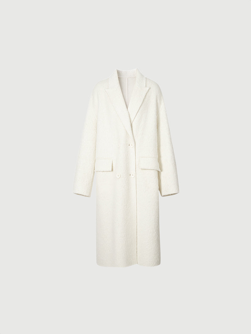 Peak Lapel Wool Coat - MEILLEUR MOMENT OFFICIAL STORE NEW YORK 