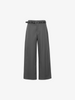 Slim-Fit Cropped Cotton Trousers