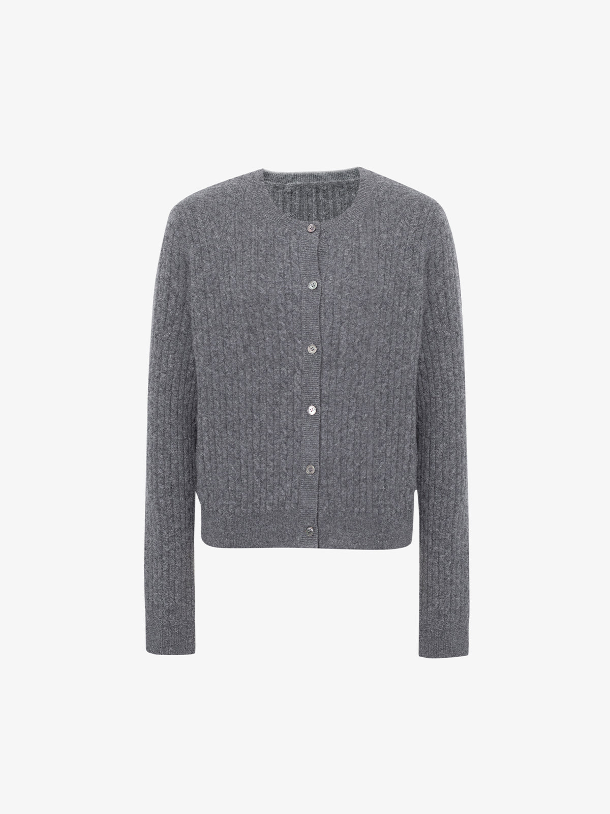 Ribbed Cashmere Cardigan
