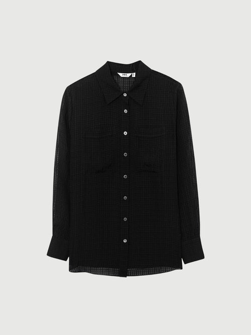 Load image 1 in gallery view. Stripes Texture Shirt