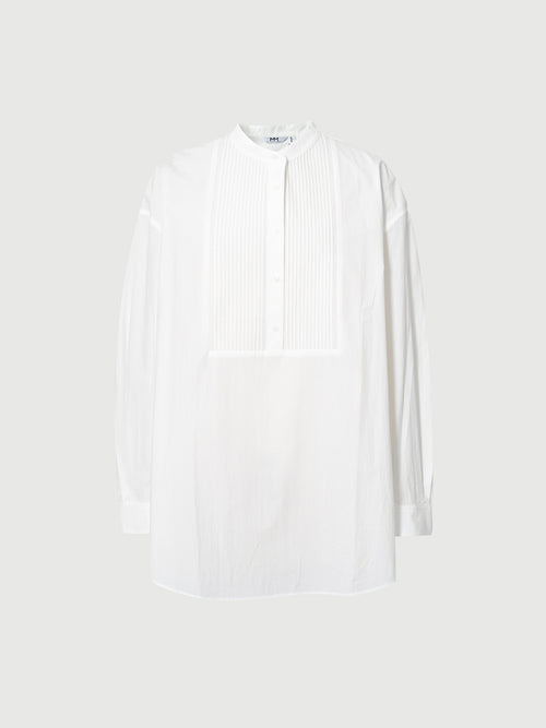 Load image 1 in gallery view. Pure Cotton Dropped-Shoulder Collared Shirt