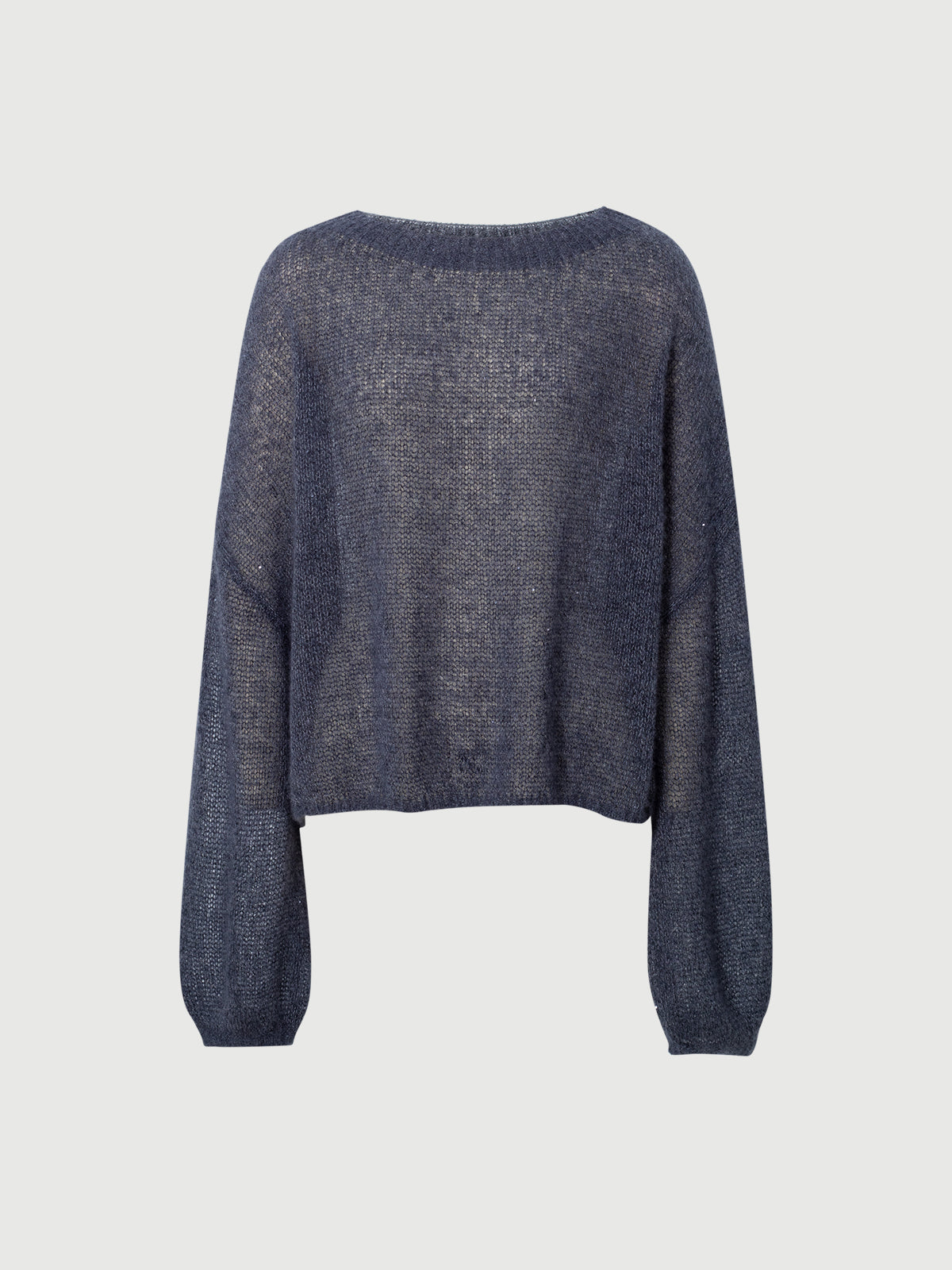 Cashmere-Silk Relaxed Pullover Sweater
