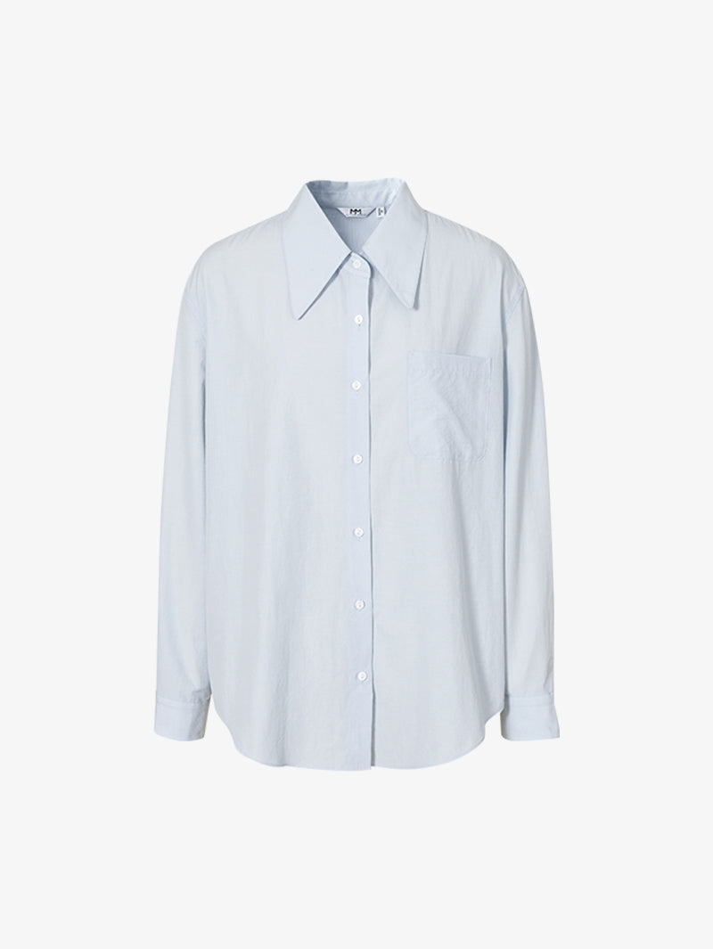 Pure Cotton Point Collar Shirt