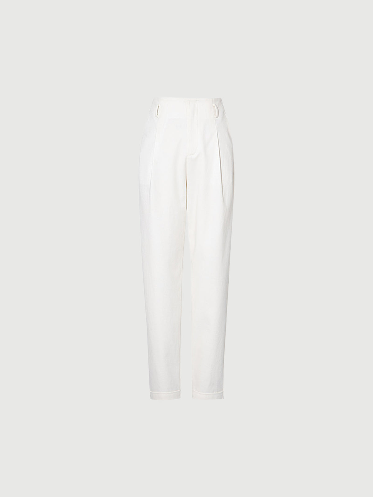 Slim-Fit Lyocell Trousers