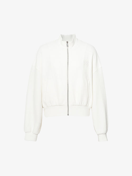 Load image 1 in gallery view. Cropped Bomber Jacket