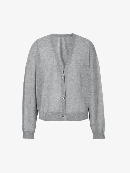 Load image 1 in gallery view. V Neck Thin Cardigan