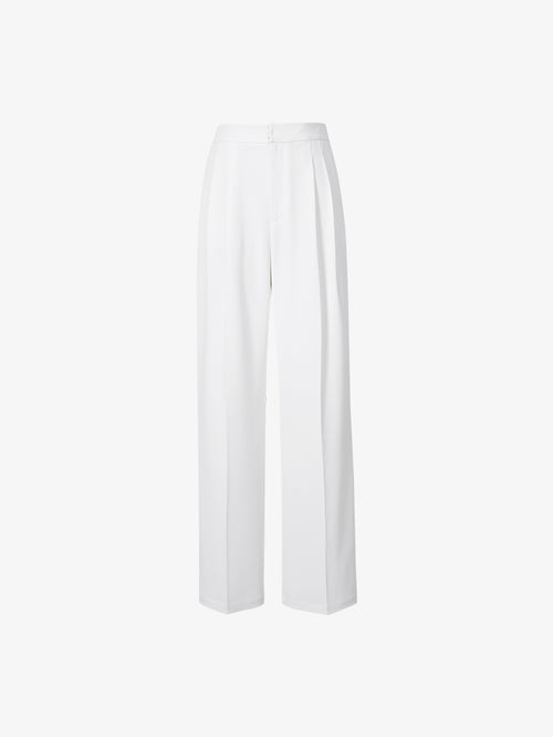 Load image 1 in gallery view. Straight Fit Smooth Trousers