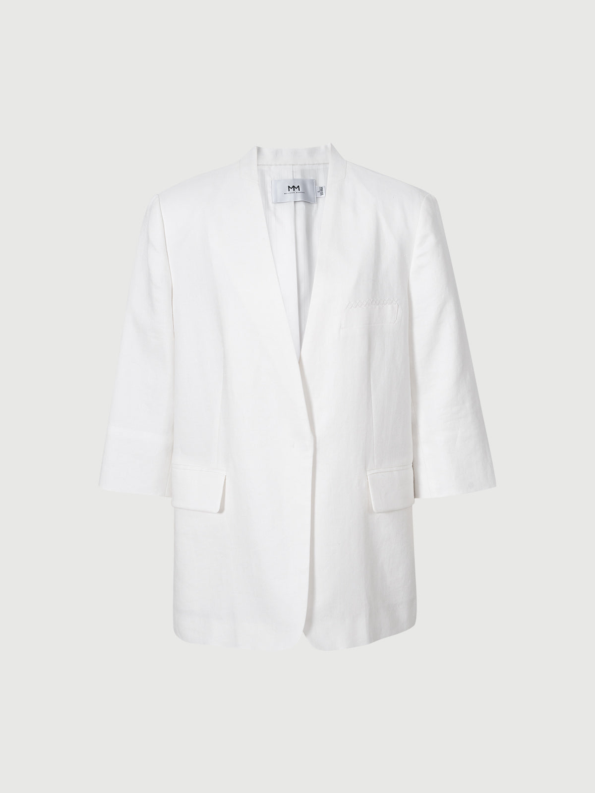 Quarter Sleeves Lyocell Blazer