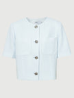 Short Sleeved Acetate Jacket