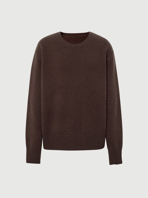 Load image 1 in gallery view. Wool Cashmere Blend Back Animal Graphic Sweater