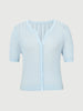 V Neck Knit Top