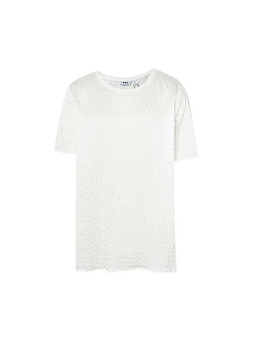 Load image 1 in gallery view. Bubble Textured Silk Blouse